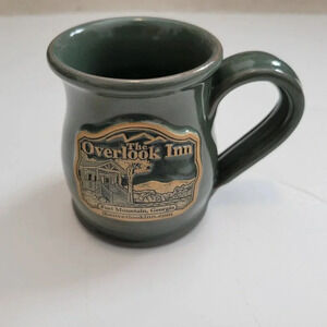 Deneen Pottery Hand Thrown Coffee Mug Overlook Inn Fort Mountain Georgia 8 oz
